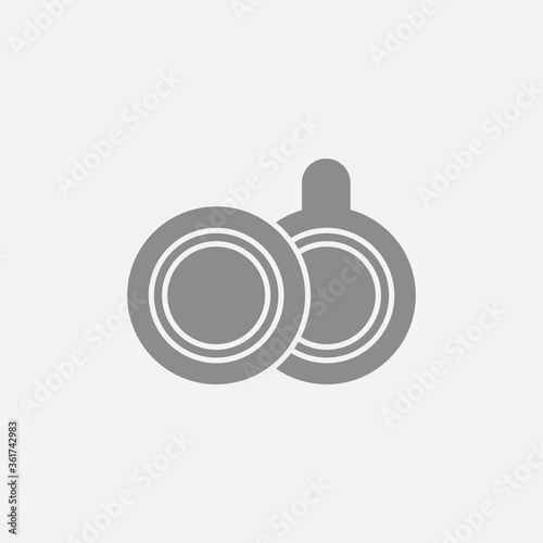 Coffee pods icon. Coffee capsule symbol modern, simple, vector, icon for website design, mobile app, ui. Vector Illustration