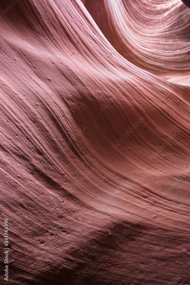 Interior de Antelope Canyon en Estados Unidos