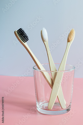 wooden toothbrushes, tooth powder