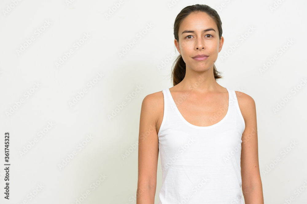Portrait of beautiful multi ethnic woman looking at camera Portrait of beautiful multi ethnic woman looking at camera