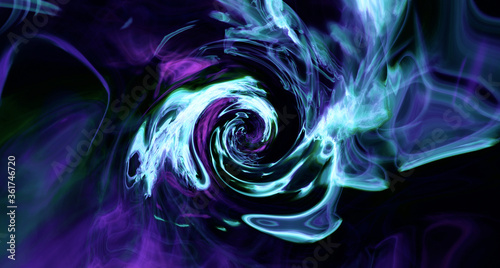 abstract blue smoke for background