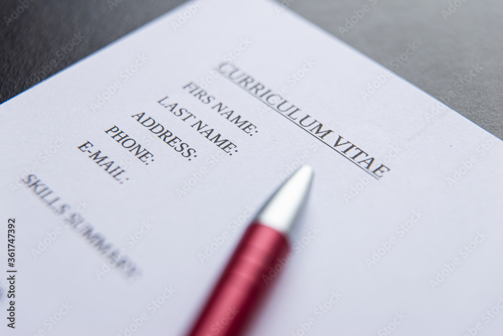 Draw up a Curriculum Vitae, filling in a form Draw up a Curriculum Vitae, filling in a form
