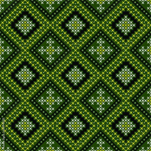 abstract geometric seamless pattern vector