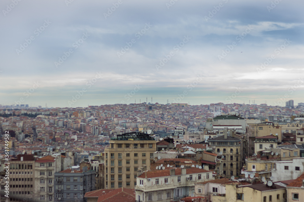 view of Istanbul from the Galata tower
