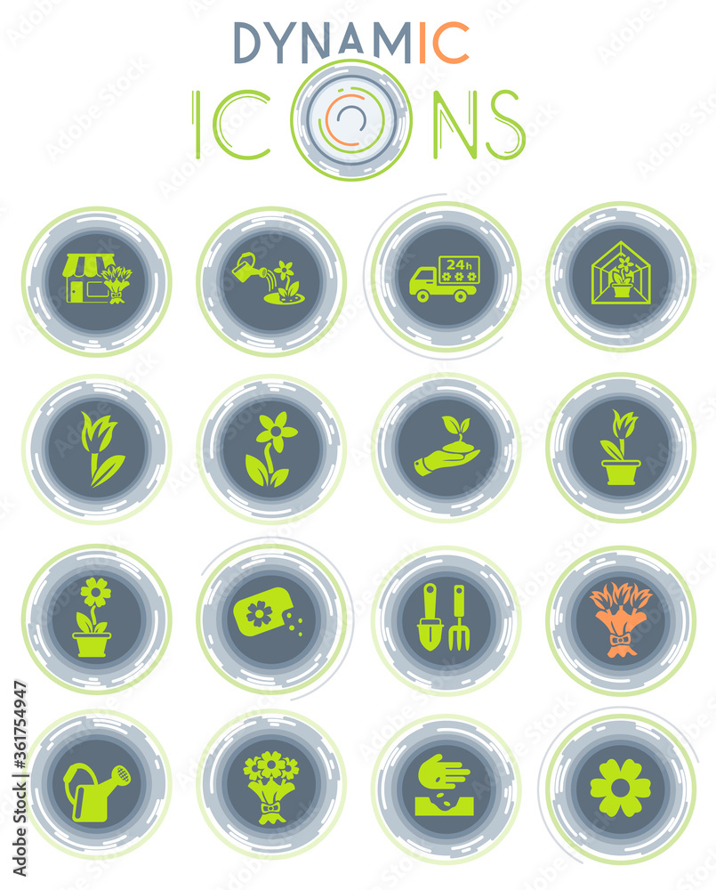 flowers dynamic icons