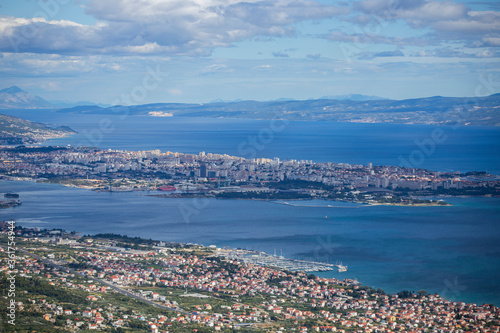 View on Split from Kozjak mountain