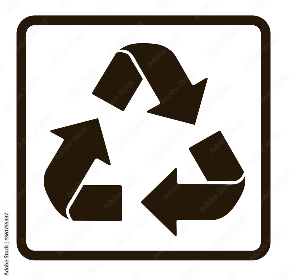 Illustration of packing symbol on white background Illustration of packing symbol on white background