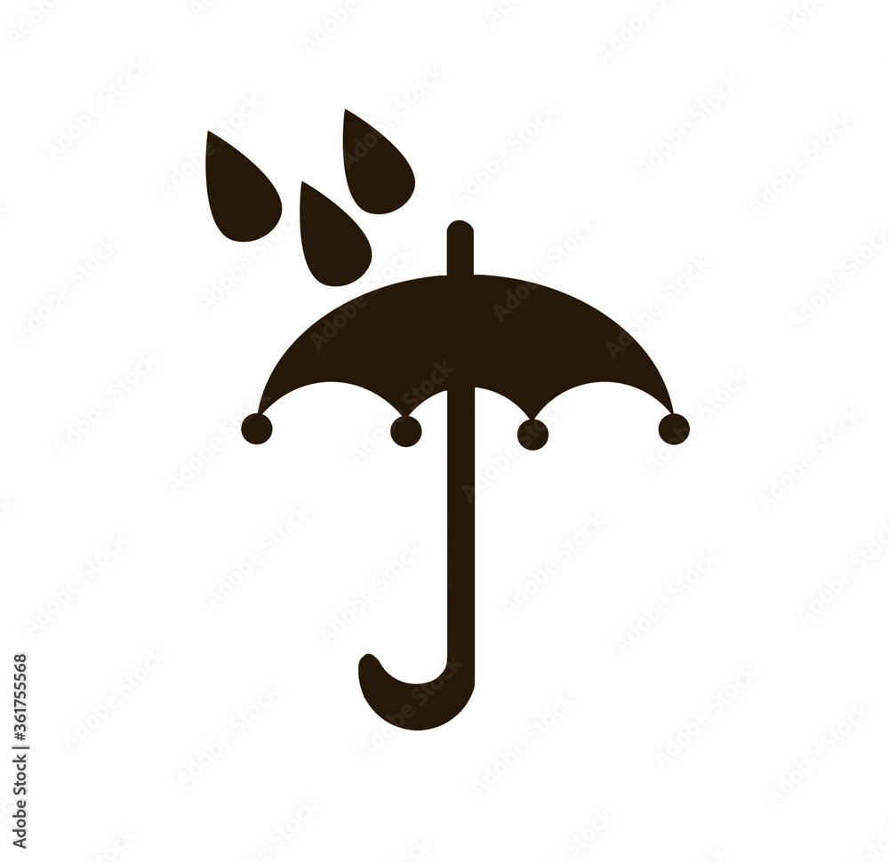 Illustration of packing symbol on white background Illustration of packing symbol on white background