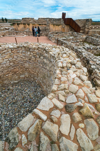 Poblado íbero Els Vilars, Arbeca, Les Garrigues, Lleida, Catalunya, Spain photo