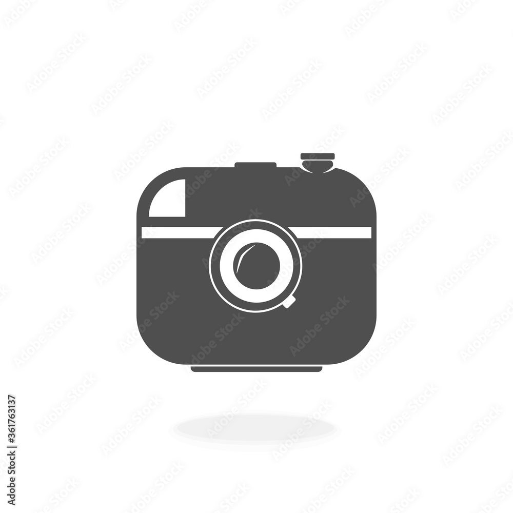 Camera Vector Icon Black Silhouette Vector Illustration Sign Symbol Camera Vector Icon Black Silhouette Vector Illustration Sign Symbol