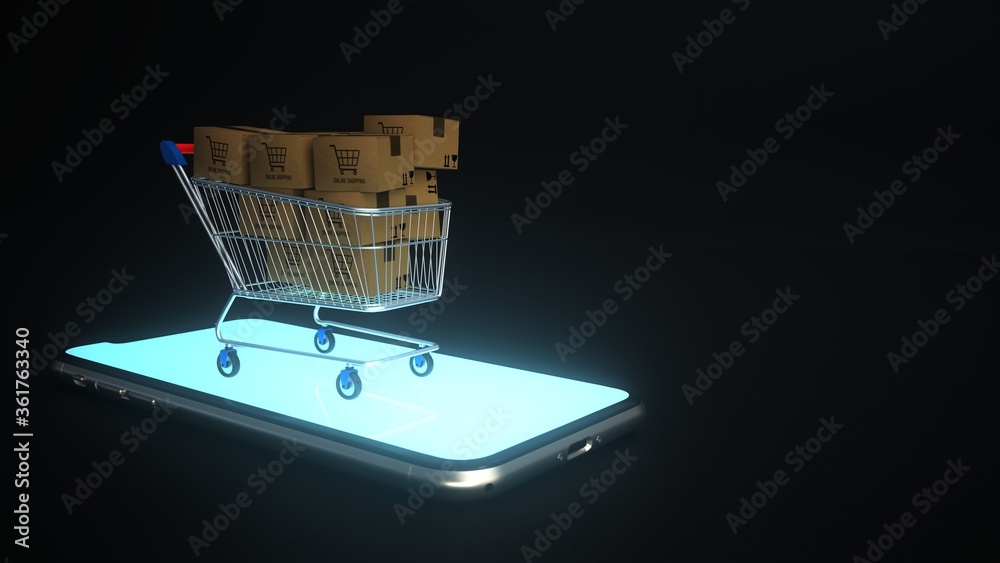 Smartphone Online Shopping Cart