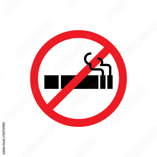 Smoking Cigarette Icon Vector Illustration