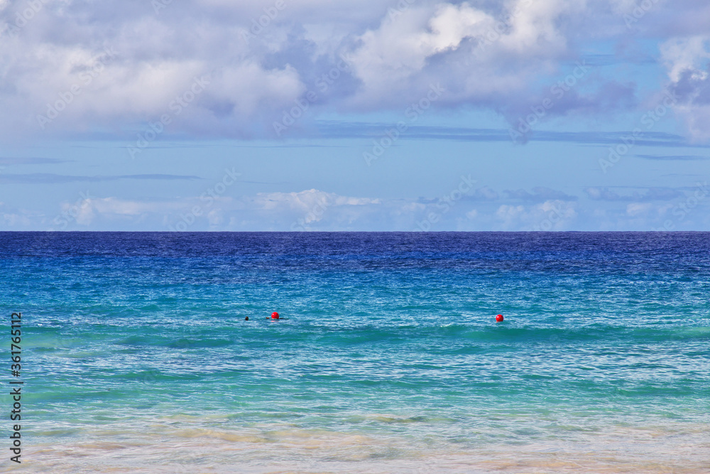 Anakena Beach on Rapa Nu, Easter Island, Chile