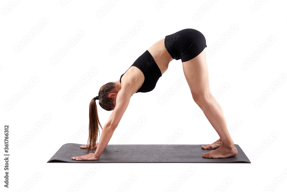 Woman yoga teacher Woman yoga teacher