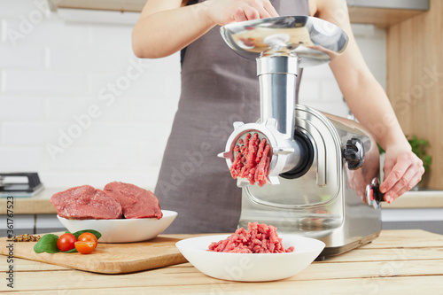 Canvas Print Raw meat