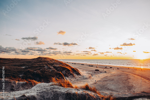 Nordseestrand in Vejers in Dänemark