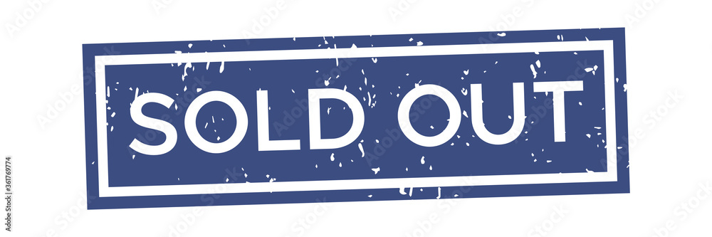 Sold out blue grunge stamp, rubber badge template for sale or discount ...