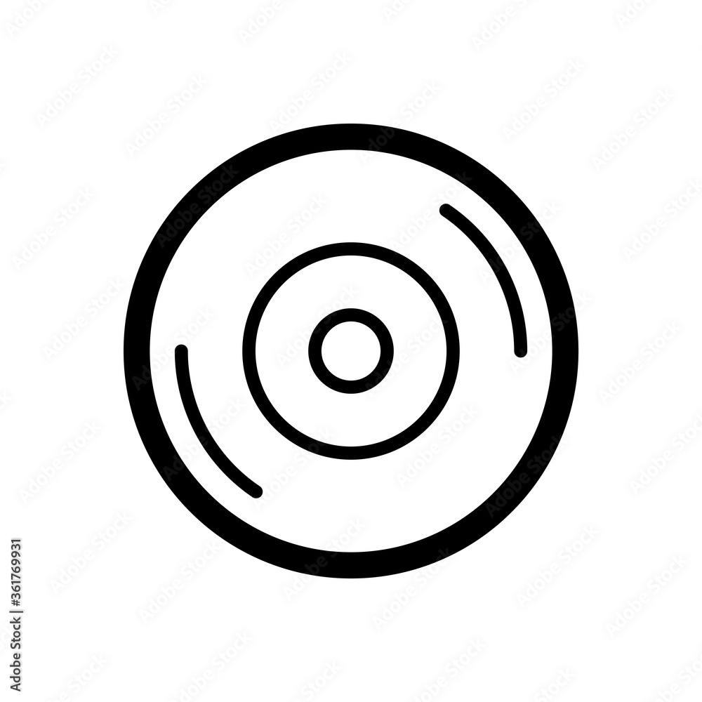 CD Icon Vector Illustration Design CD Icon Vector Illustration Design