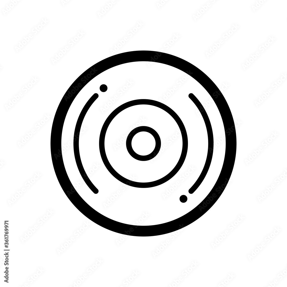 CD Icon Vector Illustration Design