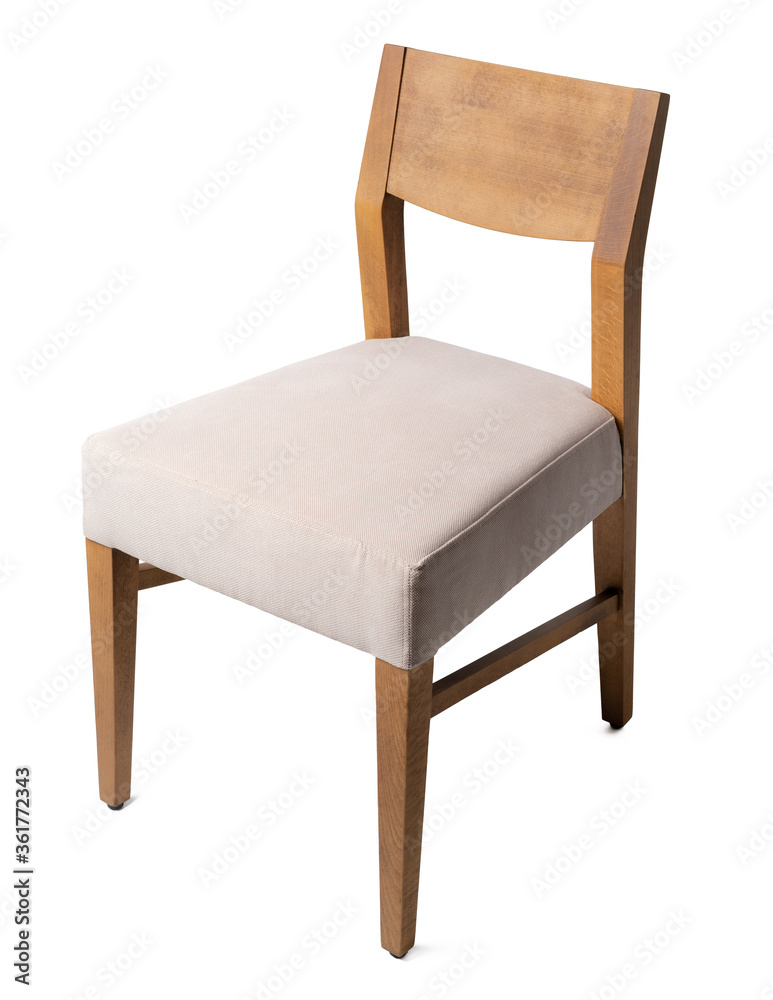 Elegant comfortable chair isolated on white background Elegant comfortable chair isolated on white background