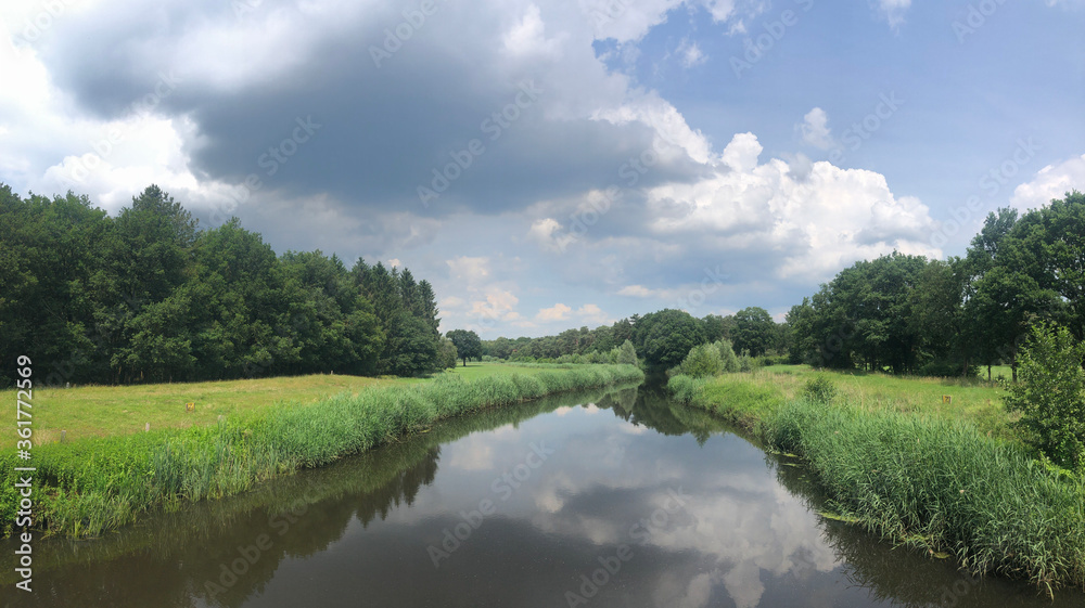 Panorama from the Beneden Regge river Panorama from the Beneden Regge river