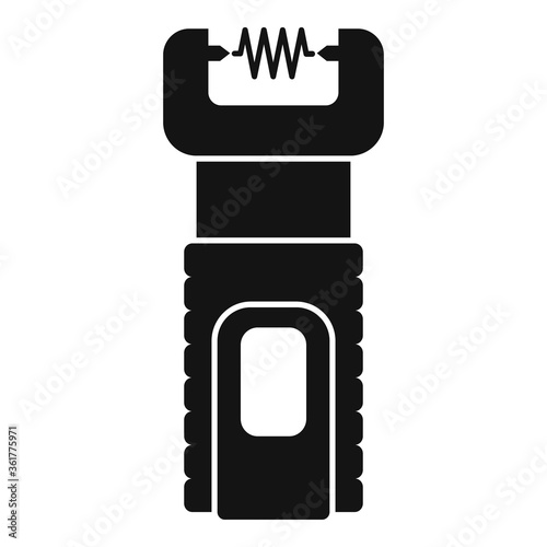 Electric shocker icon. Simple illustration of electric shocker vector icon for web design isolated on white background