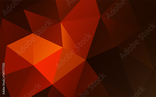 Modern dark abstract polygonal background design. Graphic design template.