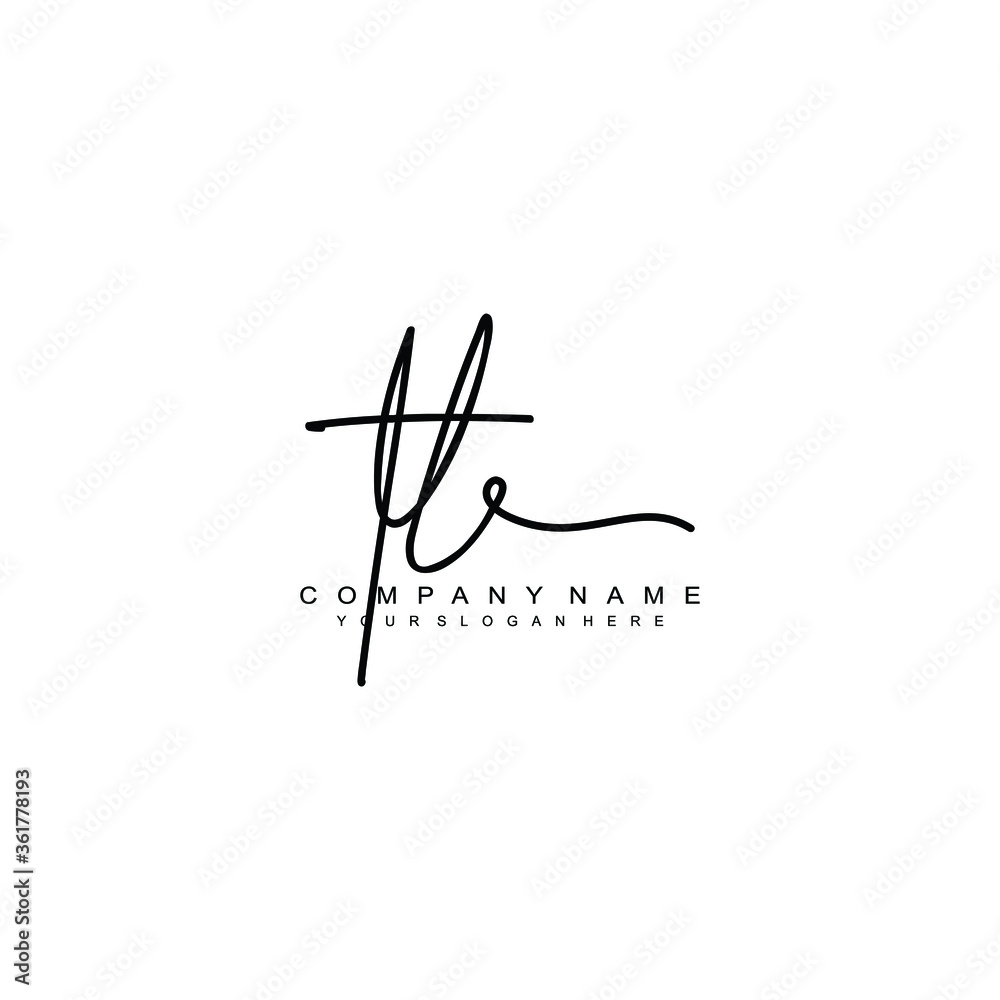 TL initials signature logo. Handwriting logo vector templates. Hand drawn Calligraphy lettering Vector illustration.
TL initials signature logo. Handwriting logo vector templates. Hand drawn Calligraphy lettering Vector illustration.