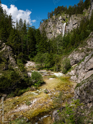 River in the Oetschergraeben Gorge in Austria