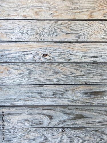 Horizontal gray texture of wooden boards