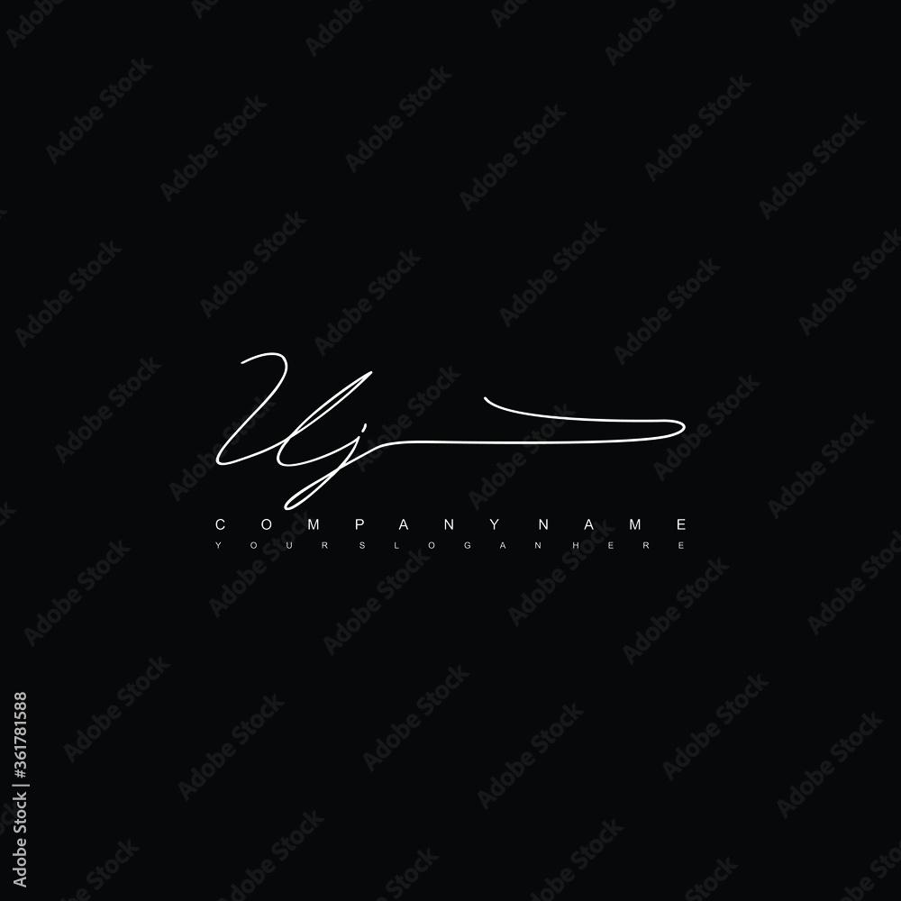 UJ initials signature logo. Handwriting logo vector templates. Hand drawn Calligraphy lettering Vector illustration.
UJ initials signature logo. Handwriting logo vector templates. Hand drawn Calligraphy lettering Vector illustration.