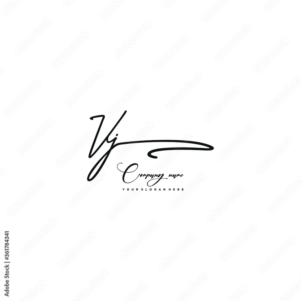 VJ initials signature logo. Handwriting logo vector templates. Hand drawn Calligraphy lettering Vector illustration.
VJ initials signature logo. Handwriting logo vector templates. Hand drawn Calligraphy lettering Vector illustration.