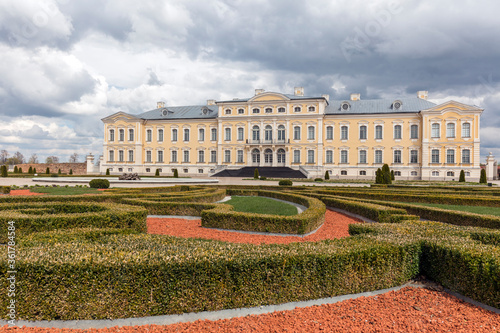 rundale palace near riga,estonia