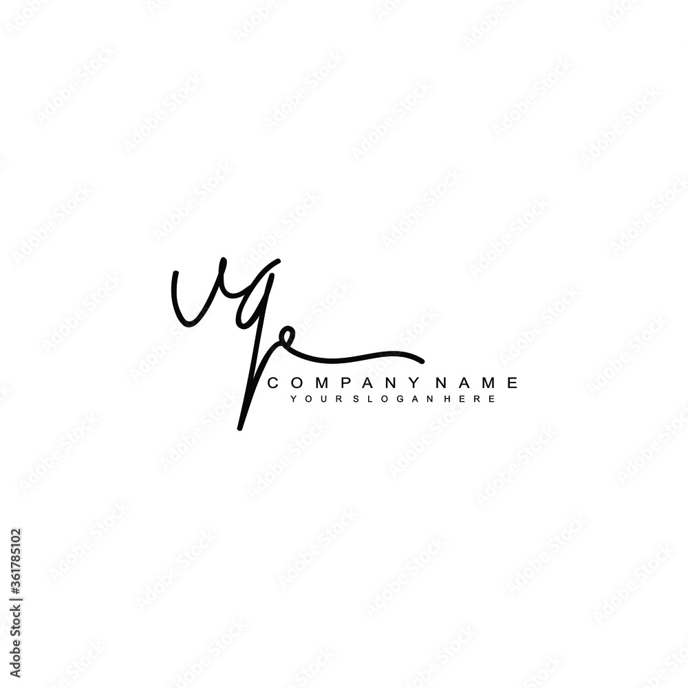 VQ initials signature logo. Handwriting logo vector templates. Hand drawn Calligraphy lettering Vector illustration.
VQ initials signature logo. Handwriting logo vector templates. Hand drawn Calligraphy lettering Vector illustration.