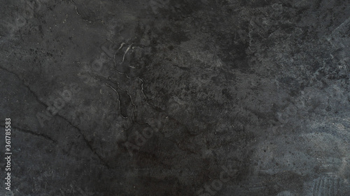 black cement concrete wall for background