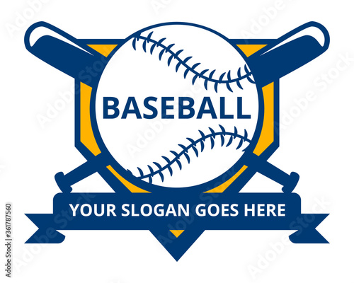 Baseball Team / League logo template in vector format.