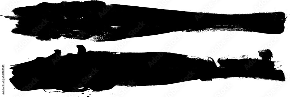 Grunge Paint Roller . Vector brush Stroke . Distressed banner . Black stripes isolated. paintbrush collection . Modern Textured shape . Dry border in Black . Bulge lines Grunge Paint Roller . Vector brush Stroke . Distressed banner . Black stripes isolated. paintbrush collection . Modern Textured shape . Dry border in Black . Bulge lines