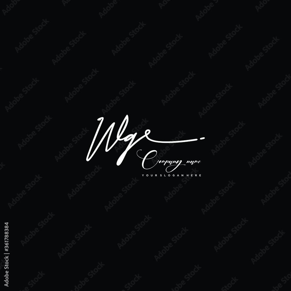 WQ initials signature logo. Handwriting logo vector templates. Hand drawn Calligraphy lettering Vector illustration.
WQ initials signature logo. Handwriting logo vector templates. Hand drawn Calligraphy lettering Vector illustration.