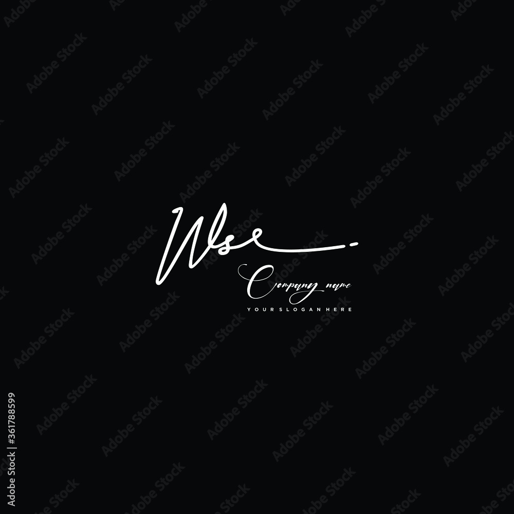 WS initials signature logo. Handwriting logo vector templates. Hand drawn Calligraphy lettering Vector illustration.
WS initials signature logo. Handwriting logo vector templates. Hand drawn Calligraphy lettering Vector illustration.