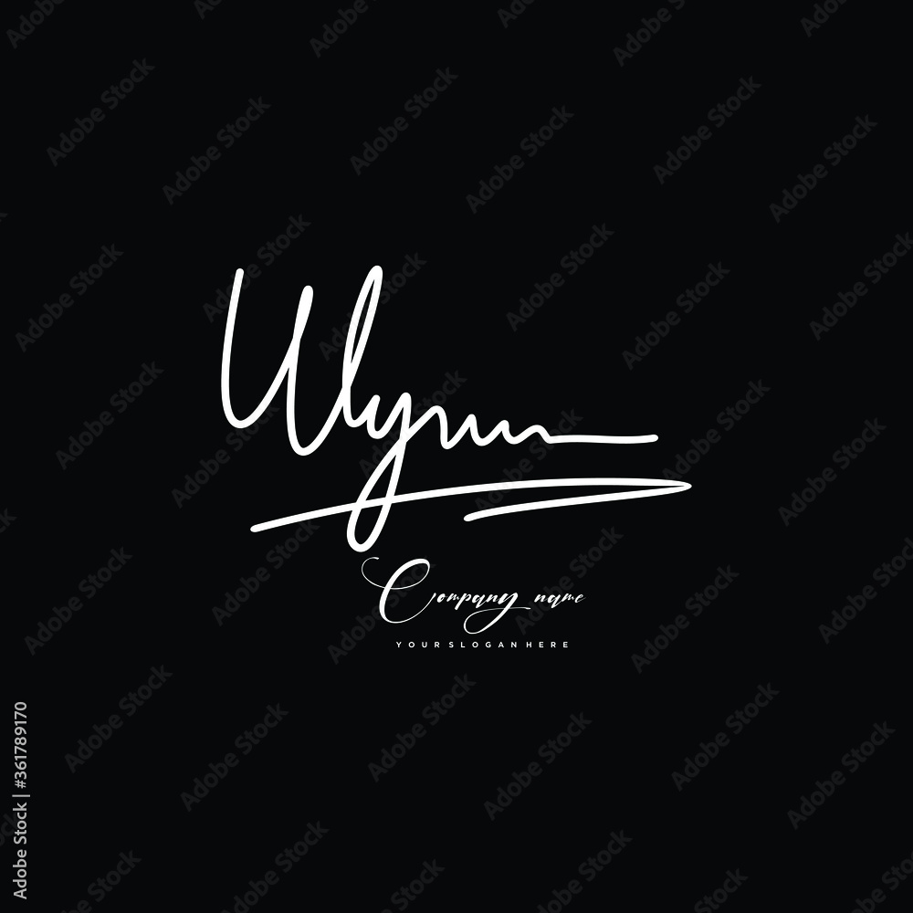 WY initials signature logo. Handwriting logo vector templates. Hand drawn Calligraphy lettering Vector illustration.
WY initials signature logo. Handwriting logo vector templates. Hand drawn Calligraphy lettering Vector illustration.