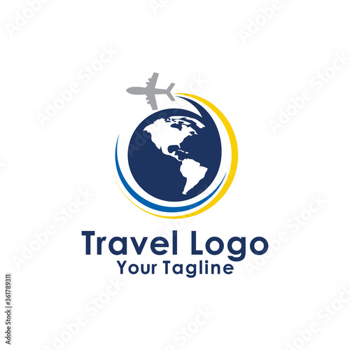 Travel logo icon vector design illustration