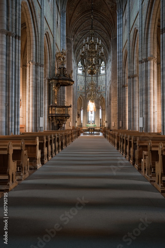 The interior of Swedish church. © Krzysztof
