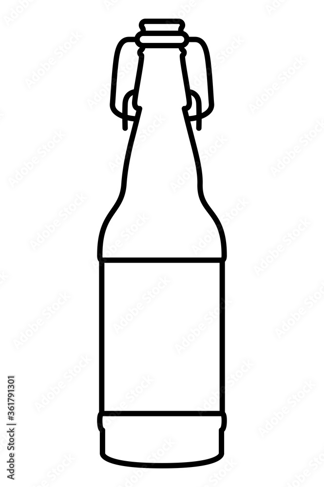 Beer bottle icon design, Pub alcohol bar brewery drink ale and lager theme Vector illustration Beer bottle icon design, Pub alcohol bar brewery drink ale and lager theme Vector illustration