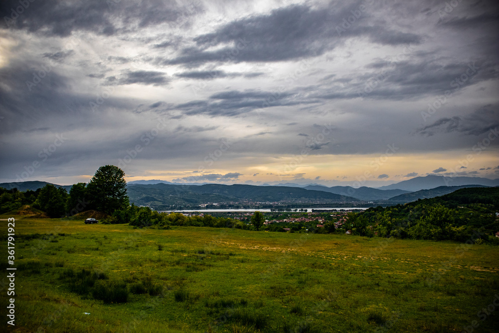 Obraz premium landscape with clouds