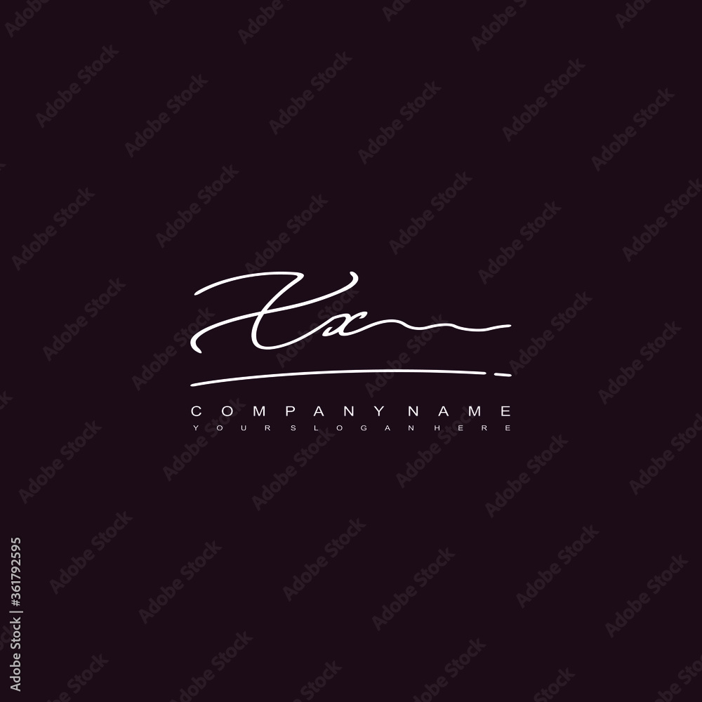 XX initials signature logo. Handwriting logo vector templates. Hand drawn Calligraphy lettering Vector illustration.
XX initials signature logo. Handwriting logo vector templates. Hand drawn Calligraphy lettering Vector illustration.