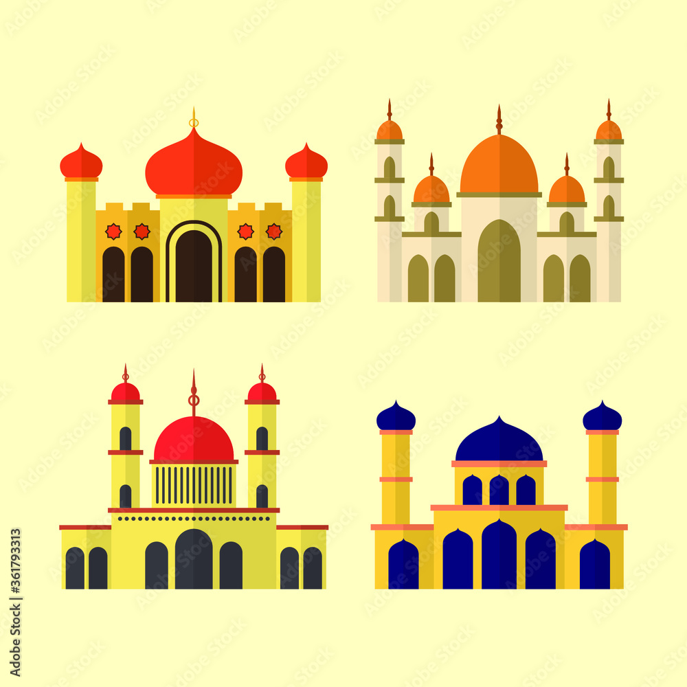vector illustration of a mosque