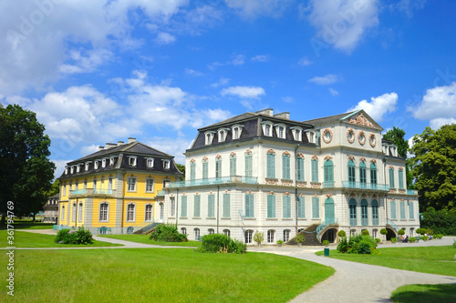 Schloss Wilhelmsthal, Schloss bei Salden, Kassel, Hessen, Deutschland im Sommer