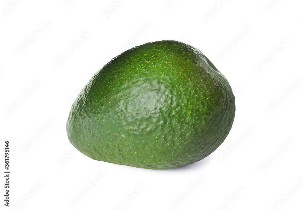 Tasty fresh ripe avocado isolated on white Tasty fresh ripe avocado isolated on white