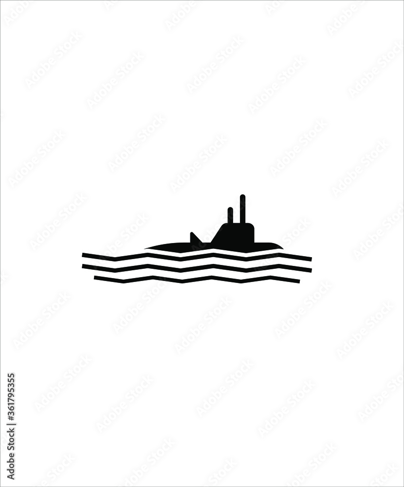 Obraz premium submarine icon,vector best flat icon.