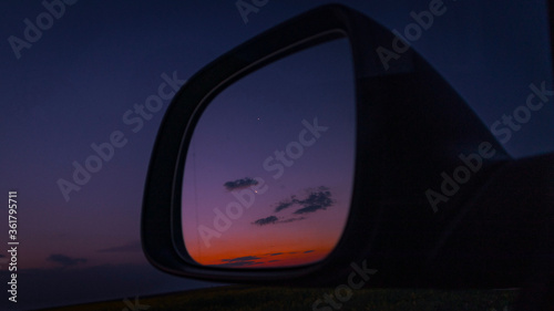 Wallpaper Mural sunset on the road Torontodigital.ca